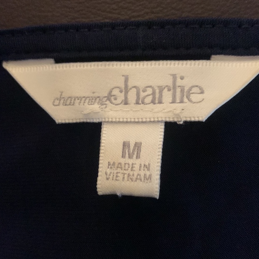 Charming Charlie navy knit dress - Picture 3 of 3